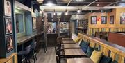 Interior seating at Findlays, Victoria Parade, Torquay