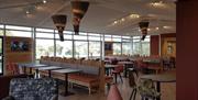 Inside Firestone Kitchen at Kents Cavern, Torquay, Devon