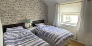 Twin bedroom, Freesia Cottage, 32b Milton Street, Brixham