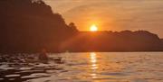 Kayak at sunset, Sunset sea kayak safari with catering - Sea Kayak Torbay