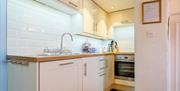 Kitchen, Guillemot Cottage, 38 Overgang, Brixham, Devon