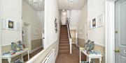 Hallway at Mariners B&B, Torquay, Devon