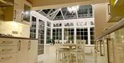 Kitchen and conservatory, The Hamptons, 1 Ansteys Mews, Torquay, Devon