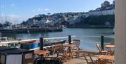 Outside Seating area, The Harbour Diner, Brixham, Devon