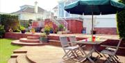 Outside seating, Harbour Lights, 15 Lady Park Road, Torquay, Devon