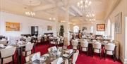 Restaurant at Headland Hotel, Torquay, Devon