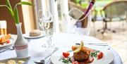 Fine dining at Hotel Balmoral, Torquay, Devon