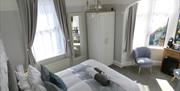 Kingsize bedroom at Bentley Lodge, Torquay, Devon