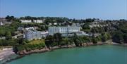 View of the Imperial Hotel from the sea, Torquay, Devon