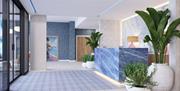 Reception at Indigo Hotel, Torquay