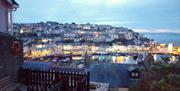 Evening view from Kippys Cottage, King Street, Brixham