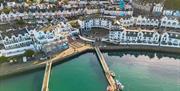 Brixham aerial photo with arrow to Little Fish