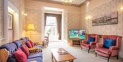 Lindum Lodge guest house, TV Lounge, Torquay, Devon