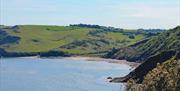 View of Man Sands from the Sharkham direction