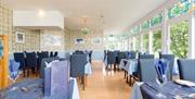 Dining area at the Marine Hotel, Paignton, Devon