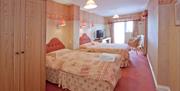 Twin room at the Marine Hotel, Paignton, Devon