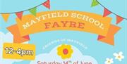 Mayfield School Summer Fayre picture of a fairground carousel.