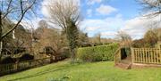 Garden, Meadow Thatch in Cockington, Torquay, Devon