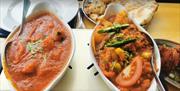 Meal at Mirch Masala Indian Cuisine, Babbacombe Road, Torquay, Devon
