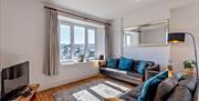 Lounge with harbour view Moonfleet, 19 Prospect Road, Brixham