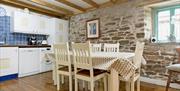 Dining area, Mulberry Cottage Brixham, Devon
