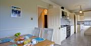 Dining area and kitchen, Norville, Victoria Road, Brixham, Devon