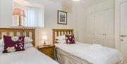 Twin Bedroom, The Old Sail Loft, 11 Higher Street, Brixham, Devon