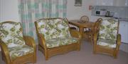 Lounge area at Broadshade Holiday Flats, Paignton, Devon