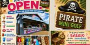 Pirate mini golf at Goodrington