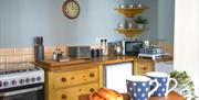 Kitchen at Palm Cottage, Parkham Terrace, Brixham