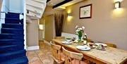 Dining area, Pilgrim's Cottage, 2 Customs Court, Overgang, Brixham, Devon