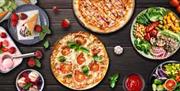 Selection of food from Pizza Nation