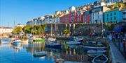 Quayside Hotel overlooking the Brixham Harbour in Torbay, South Devon, England