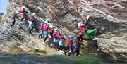 Coasteering group, Geopark Coasteering Tour, Reach Outdoors