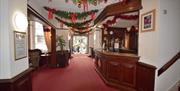 Reception area at Riviera Hotel, Torquay, Devon