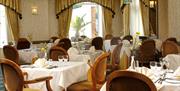 Restaurant at the Livermead Cliff Hotel, Torquay, Devon