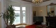 Lounge with sea view, Riviera Mansion, Warren Road, Torquay, Devon