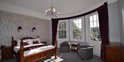 Bedroom at Lincombe Hall Hotel & Spa, Torquay, Devon