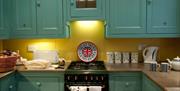 Kitchen, Rose Cottage at The Cary Arms in Babbacombe, Torquay