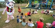 Kids playing at South Bay Holiday Park in Brixham Devon