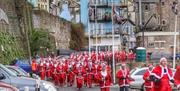 Seaside Santa Run, Brixham, Devon