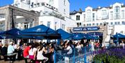 TERRACE DINING OVERLOOKING BRIXHAM HARBOUR