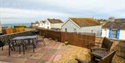 Outside seating area, Seagulls View, 16 Harbour View Close, Brixham, Devon