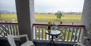 Balcony and view from Sefton Lodge