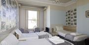 Family bedroom at  74Belgravia, Torquay, Devon