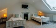 Twin Bedroom, Shore Shack, 17 Greenswood Road, Brixham, Devon