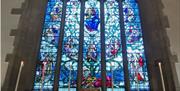 Stained glass window, St Mary the Virgin, St Marychurch