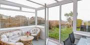 Conservatory, Sunnybank self catering accommodation in Torquay, Devon