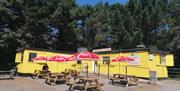 Outside seating, Sunshine Cafe, Paignton, Devon