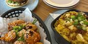 Vegan food served at Tam's Kitchen, Winner Street, Paignton